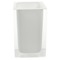 Square White Toothbrush Holder